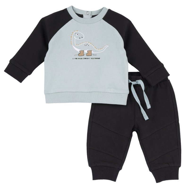 SET 2: SWEATSHIRT + SPORT PANTS - LIGHT GREEN