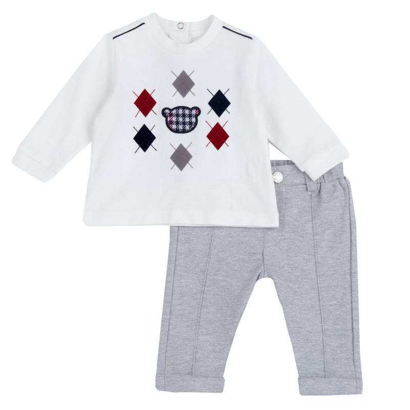 SET 2: SWEATSHIRT + PANTS - MEDIUM GREY
