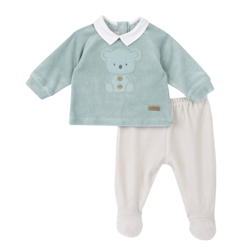 SET 2: BABY SWEATER + LEGGINGS - MEDIUM NATURAL