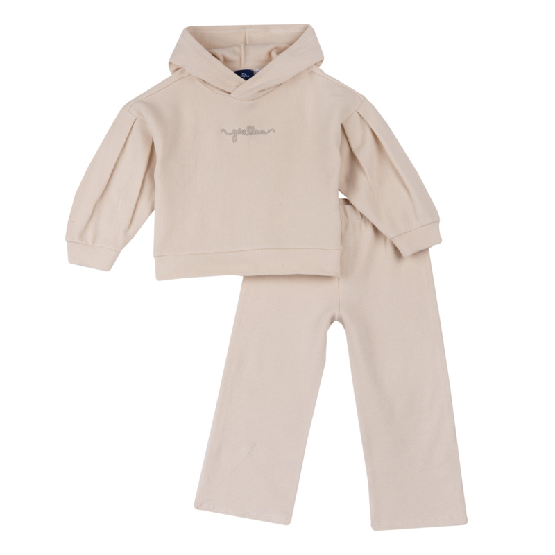SET 2: SWEATSHIRT + PANTS - LIGHT NATURAL