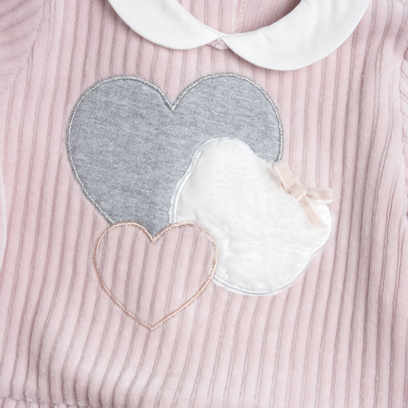 SET 2: BABY SWEATER + LEGGINGS - MEDIUM GREY