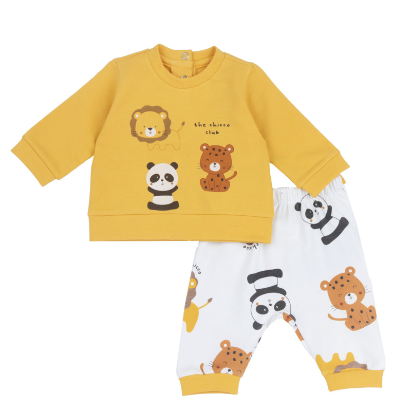 SET 2: SWEATSHIRT + PANTS - NATURAL PRINTED