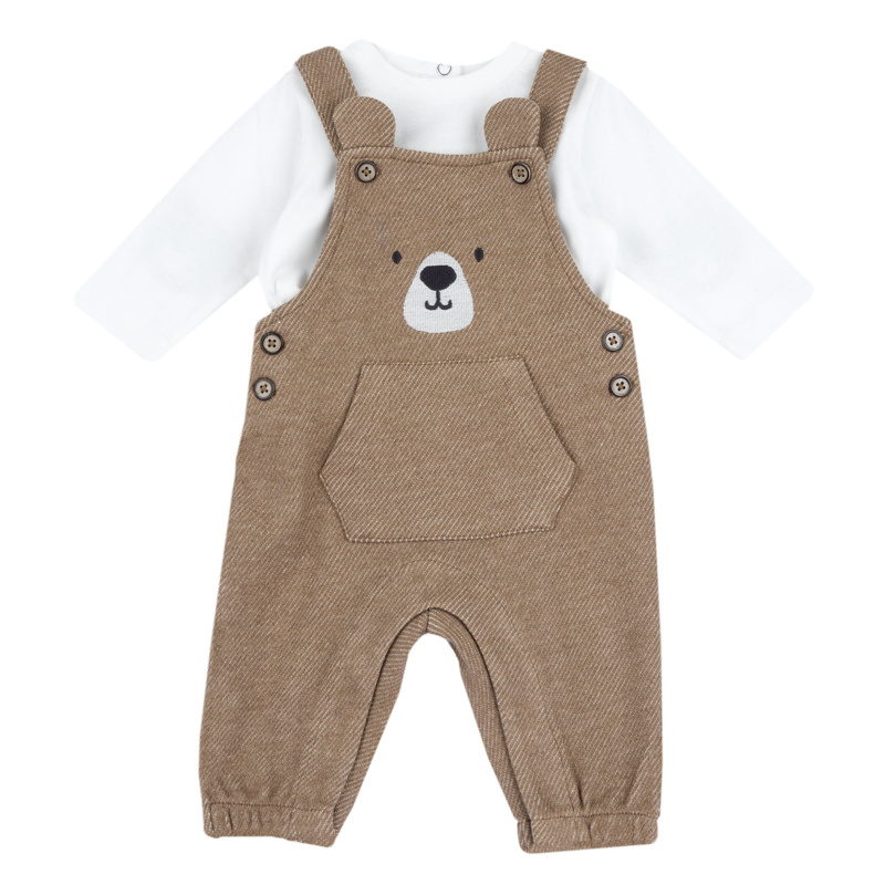 SET 2: SWEATSHIRT + PANTS - DARK NATURAL