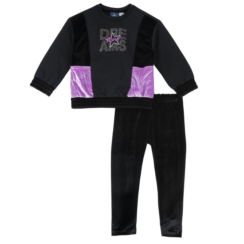 SET 2: SWEATSHIRT + LEGGINGS - BLACK