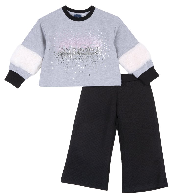 SET 2: SWEATSHIRT + PANTS - BLACK