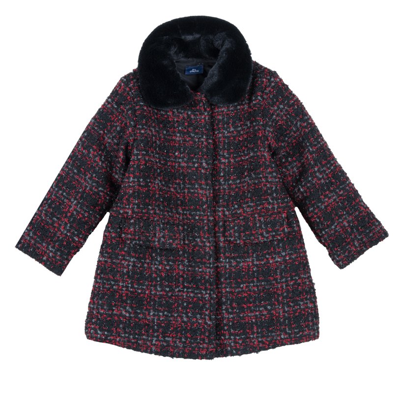 COAT - GREY STRIPED