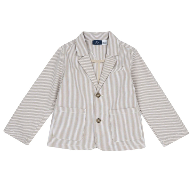 JACKET - NATURAL STRIPED