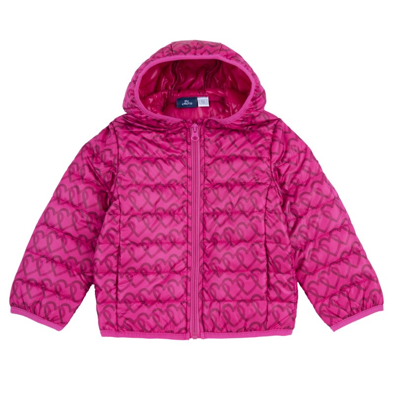 BLOUSON - PINK PRINTED
