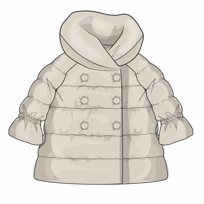 DOWN JACKET - LIGHT NATURAL