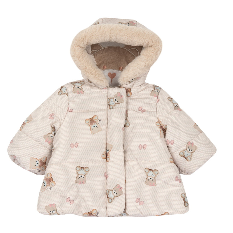 DOWN JACKET - NATURAL PRINTED