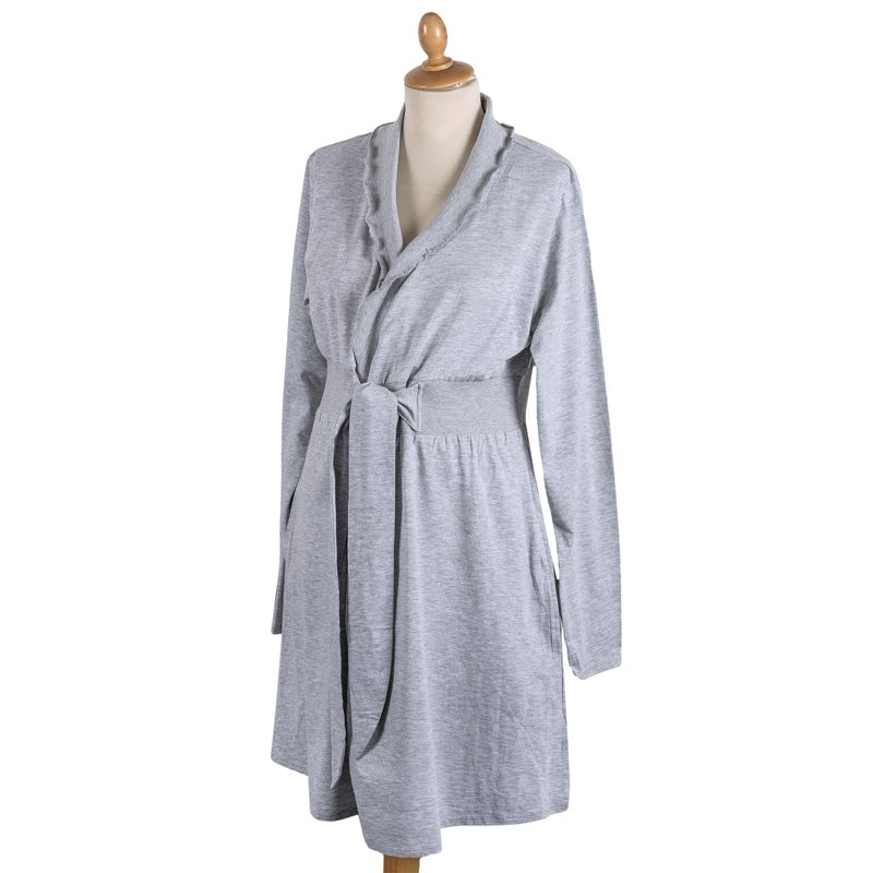 BATHROBE - MEDIUM GREY