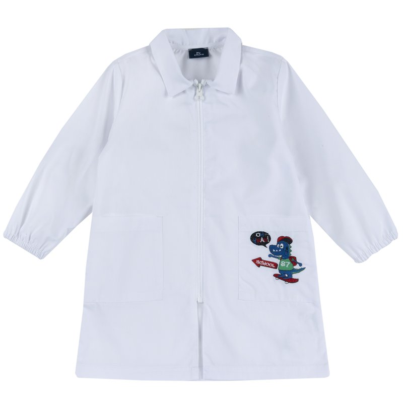 KINDERGARDEN APRON - WHITE