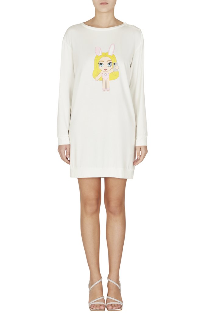 NIGHT DRESS - IVORY