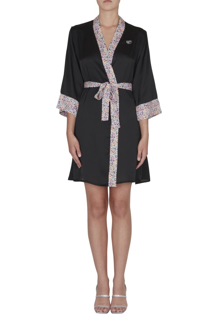 BATHROBE - BLACK