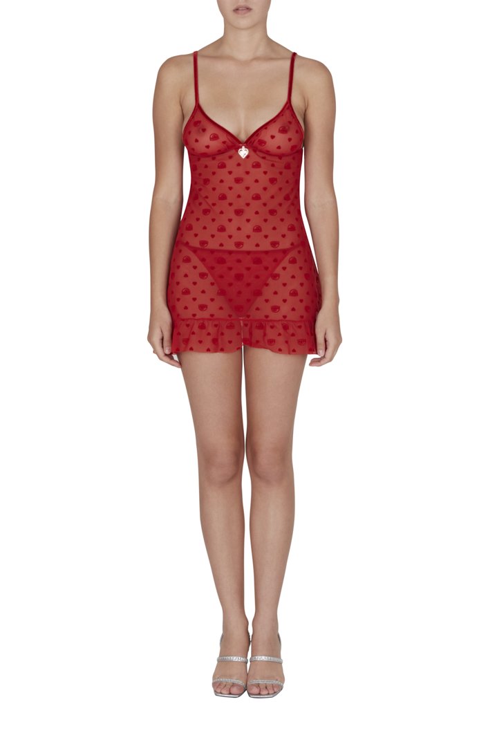 NIGHT DRESS - RED