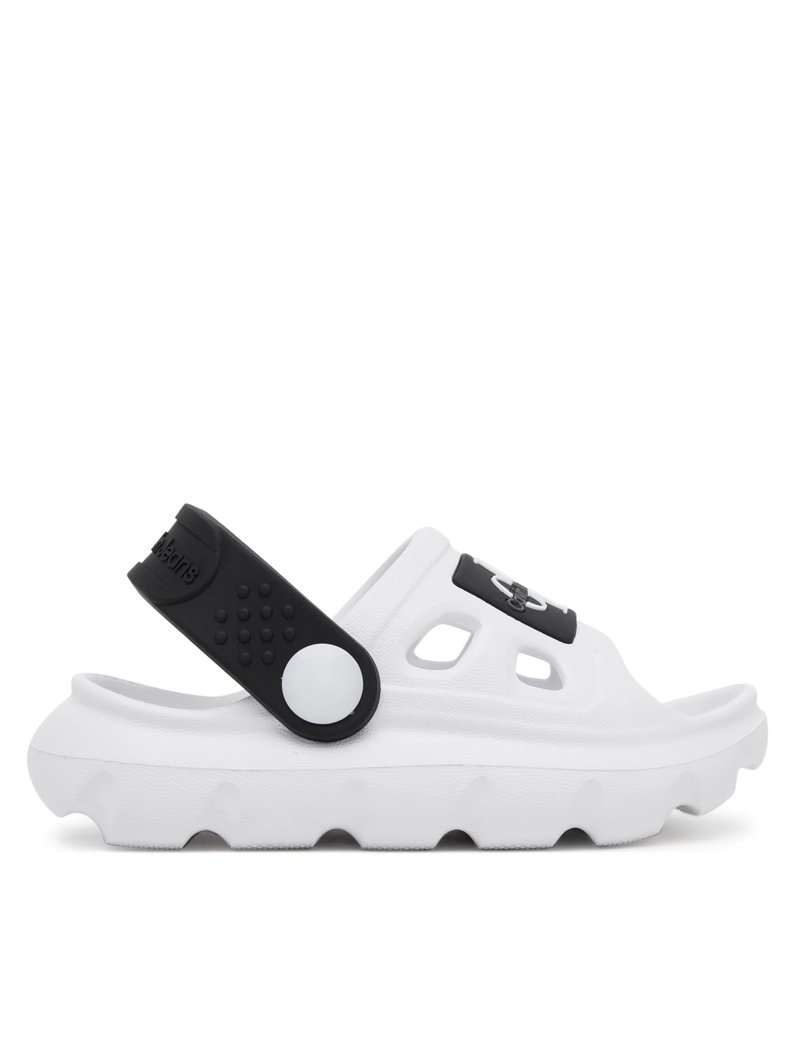 SANDALS - WHITE/BLACK