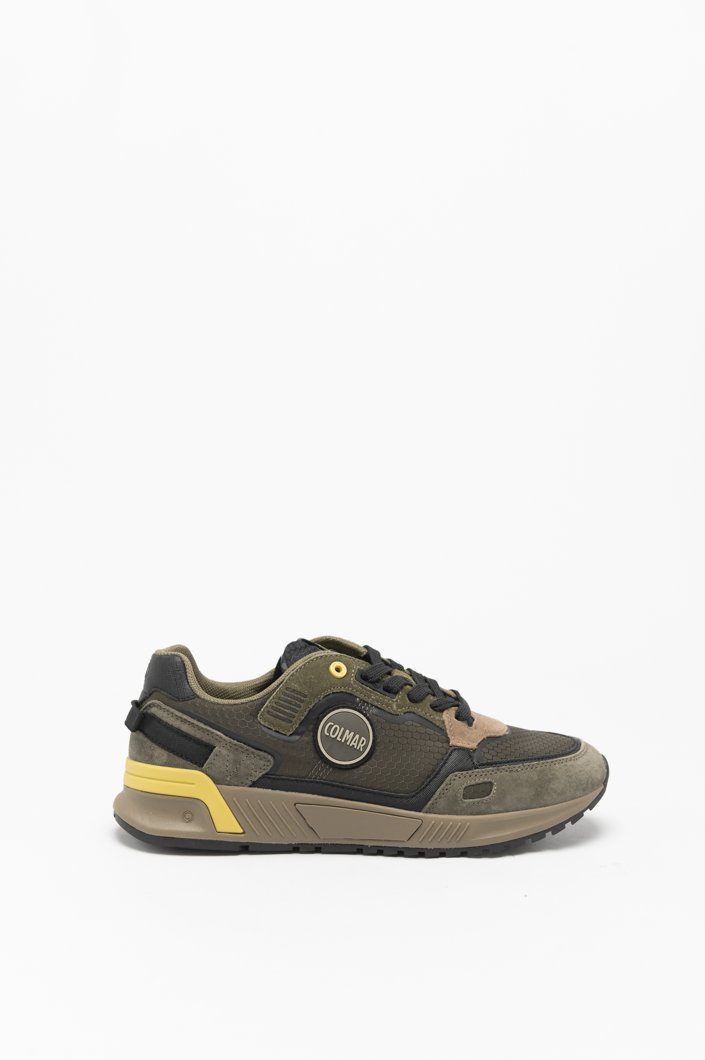 SNEAKERS - MILITARY GREEN-BLACK-LIME
