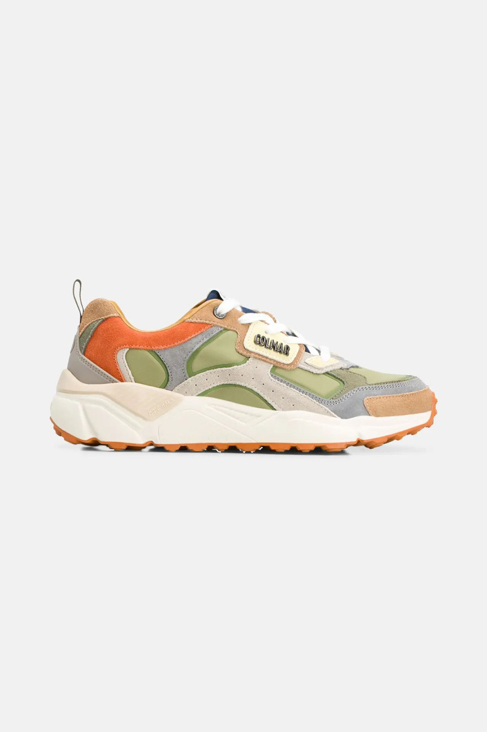 SNEAKERS - MOSS GREEN-MULTICOLOR
