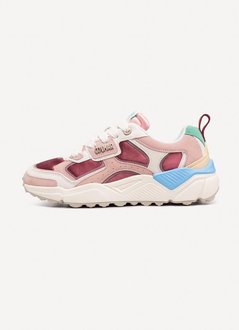 SNEAKERS - PLUM-MULTICOLOR