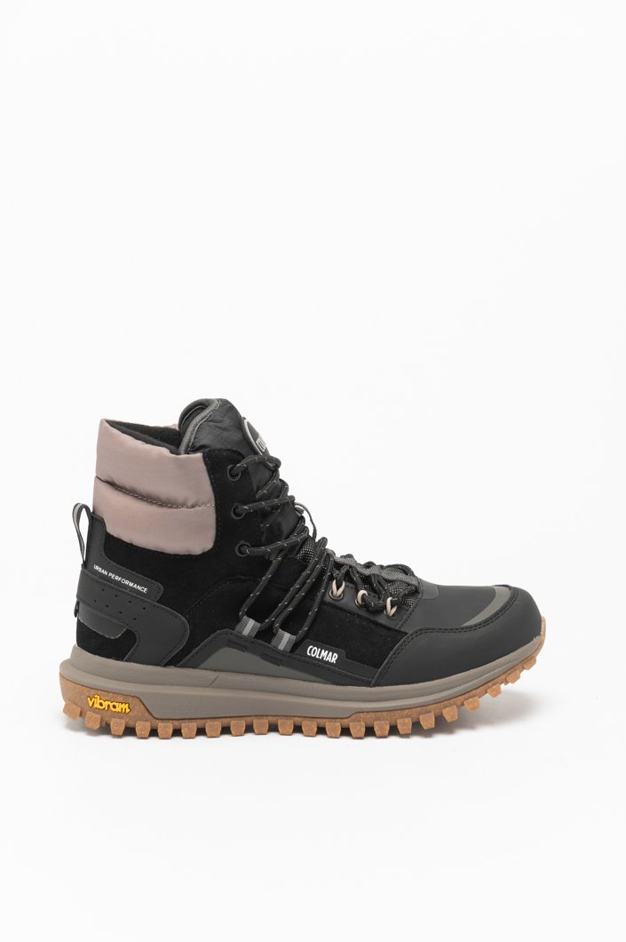ANKLE BOOTS - BLACK-BROWN