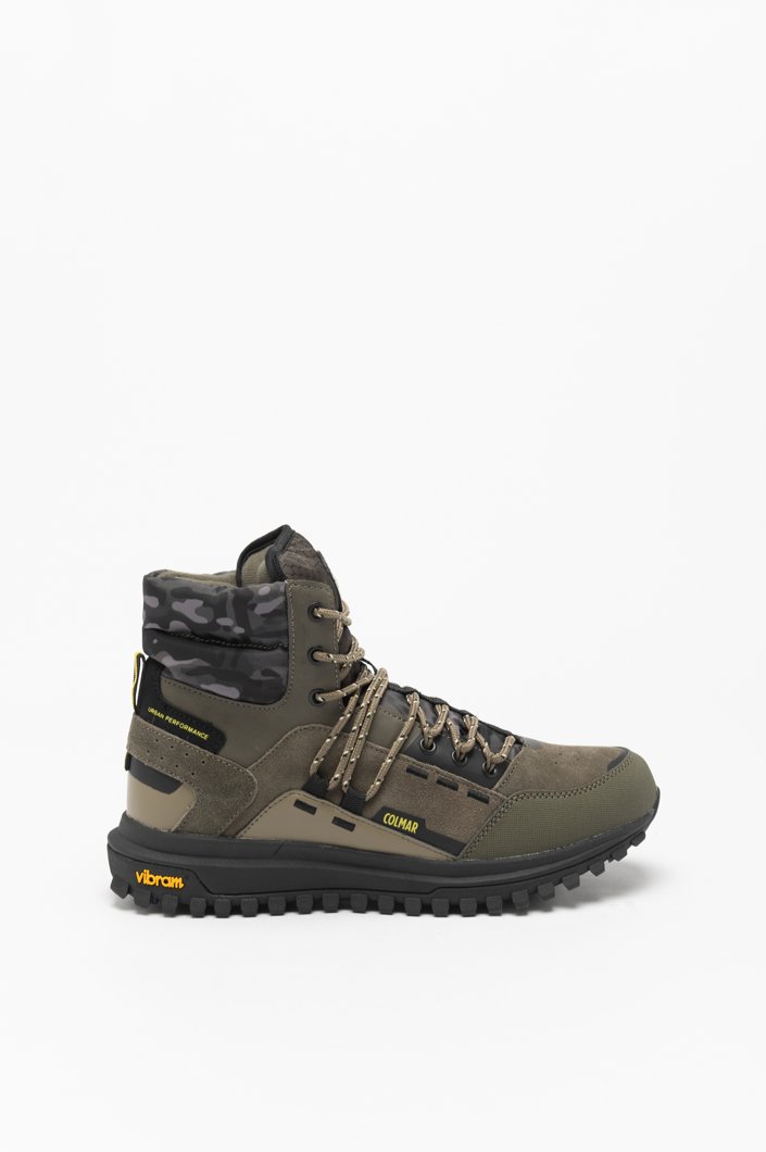 ANKLE BOOTS - MILITARY GREEN-BLACK-LIME