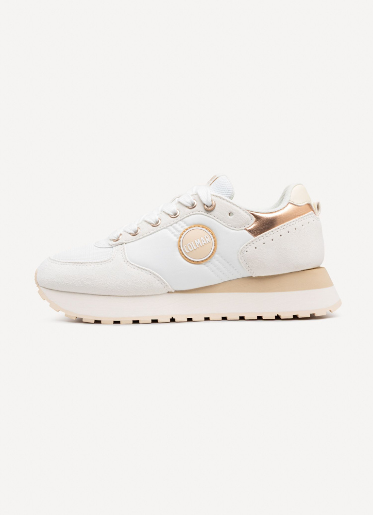 SNEAKERS - WHITE-BEIGE