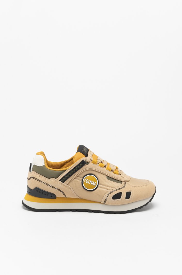 SNEAKERS - BEIGE-OCHRE-MILITARY GREEN