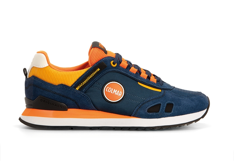 SNEAKERS - DK DENIM-ORANGE-YELLOW