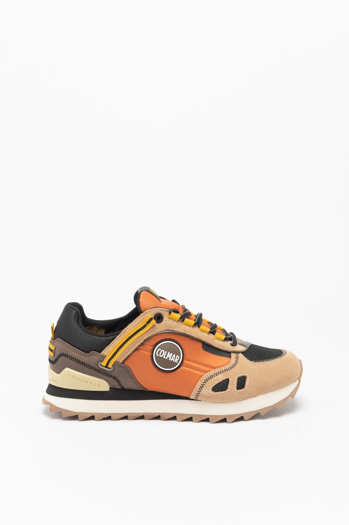 SNEAKERS - ORANGE-BLACK-BROWN