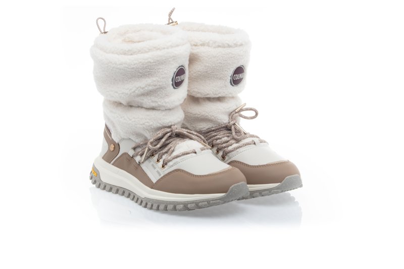 ANKLE BOOTS - TAM BROWN/OFF WHITE