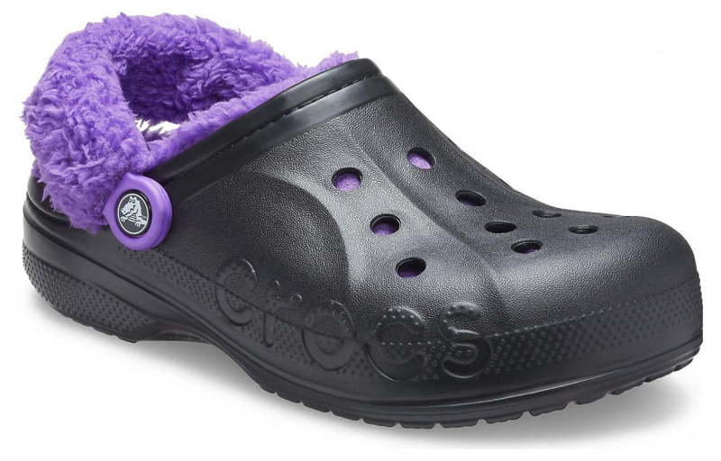 CLOG - BLACK/NEON PURPLE