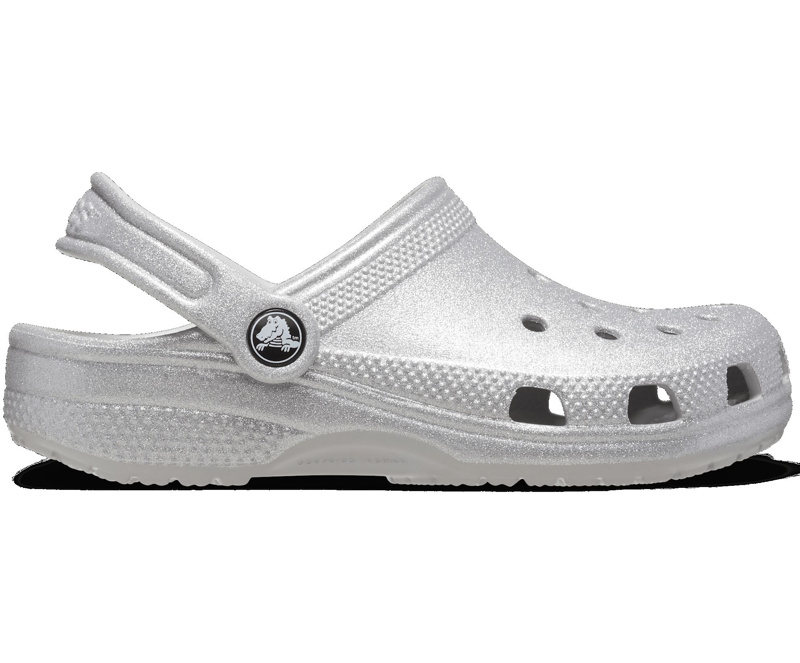 CLOG - SILVER GLITTER