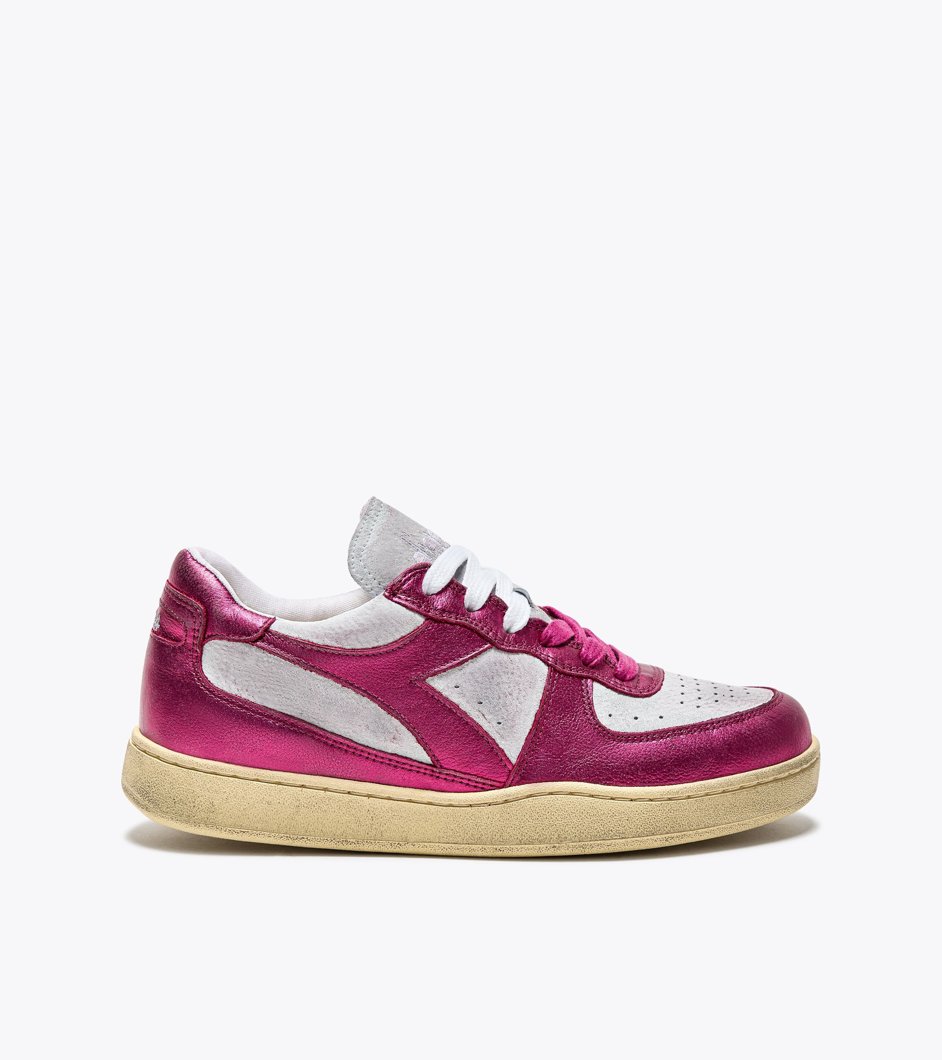 SNEAKERS - WHITE/VIOLET STICK RED