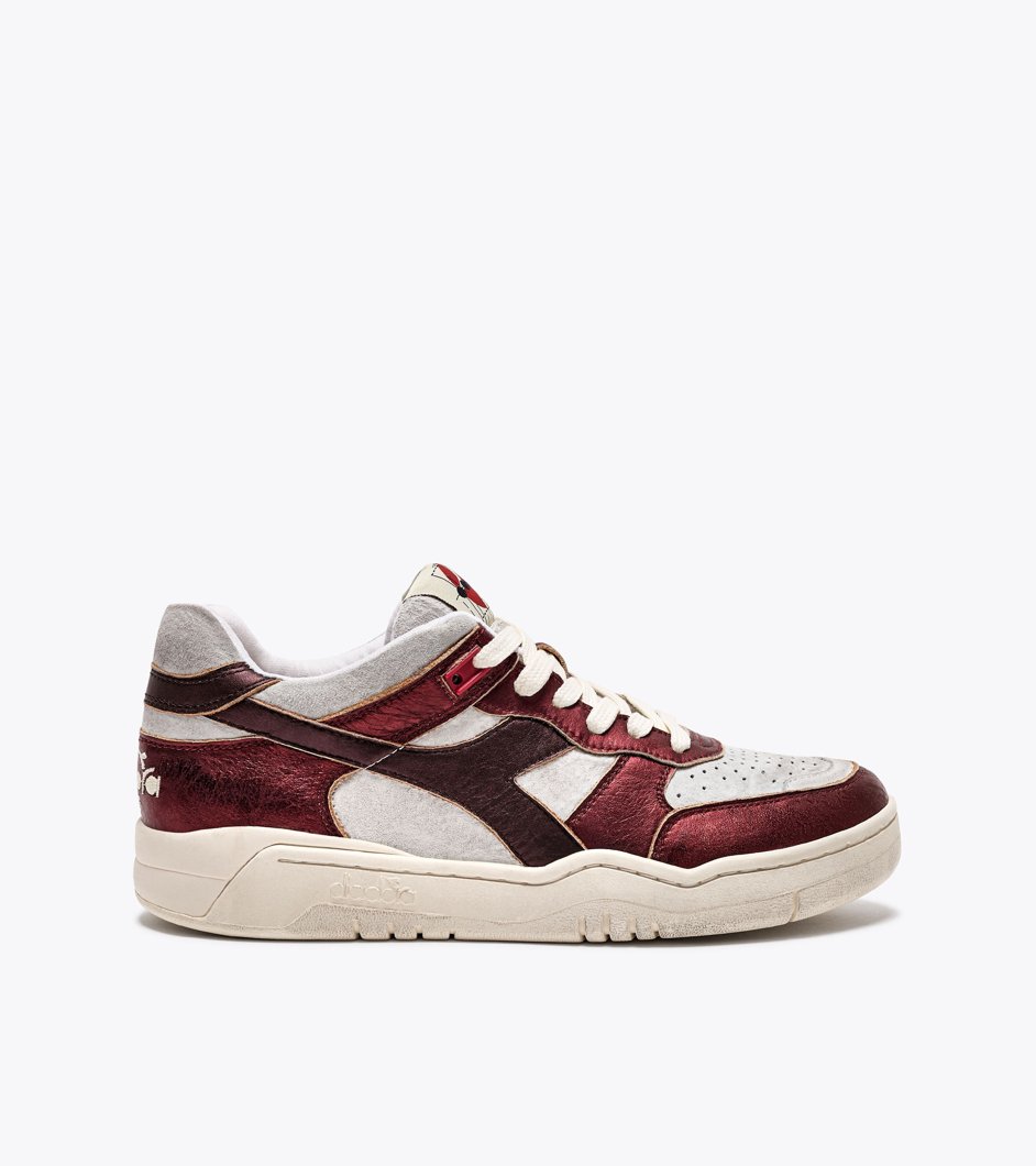 SNEAKERS - WHITE/BAKED APPLE