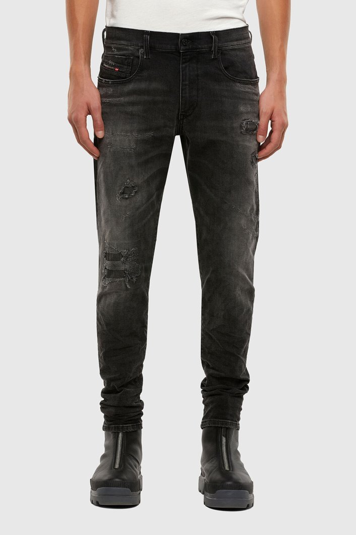 JEANS - DENIM BLACK/GREY