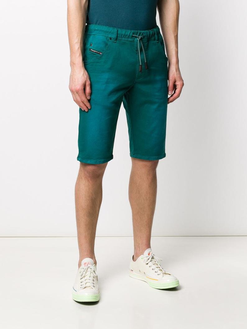 JEANS SHORTS - GREEN