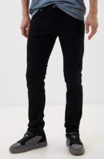 JEANS - DENIM BLACK/GREY