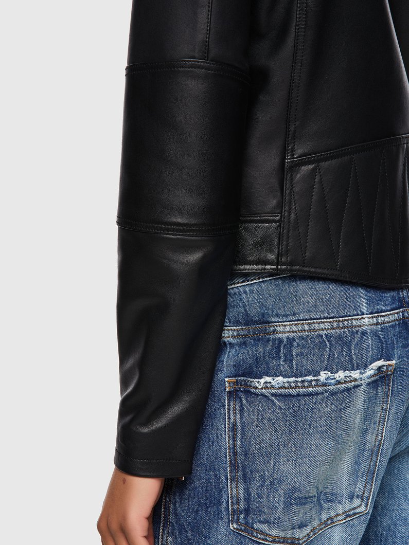 LEATHER JACKET - CAVIAR