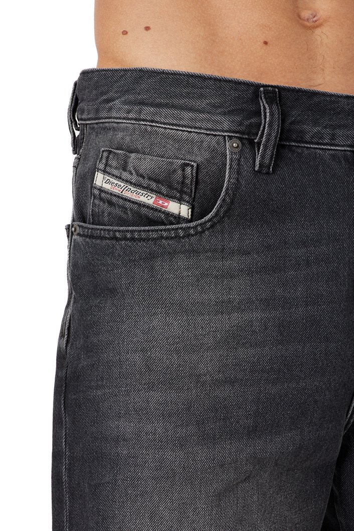 JEANS SHORTS - DENIM BLACK/GREY