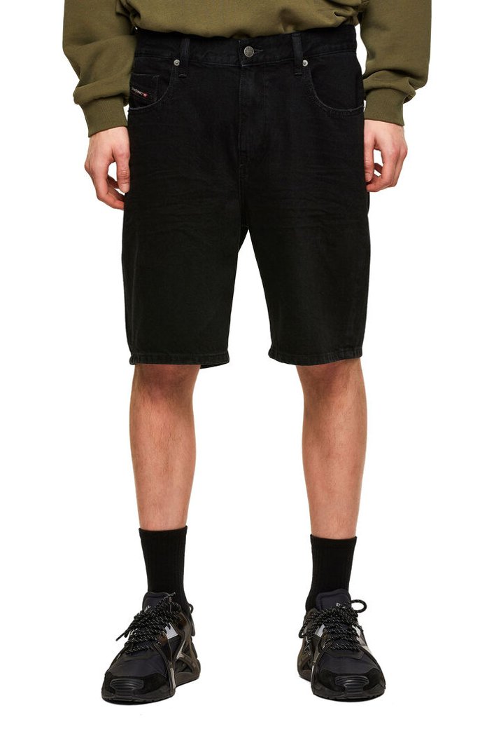 JEANS SHORTS - DENIM BLACK/GREY