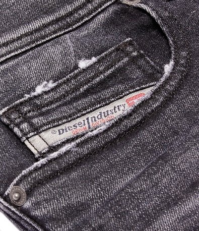 JEANS - DENIM BLACK/GREY