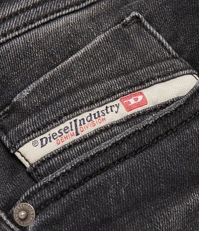 JEANS - DENIM BLACK/GREY