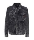 JEANS JACKET - DENIM BLACK/GREY