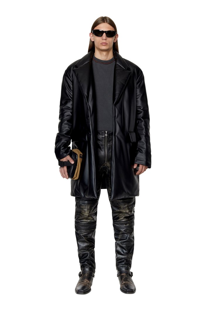 LEATHER PANTS - BLACK BLACK BLACK