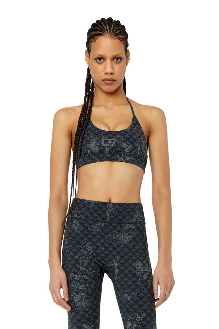 SPORT BRA - CAVIAR