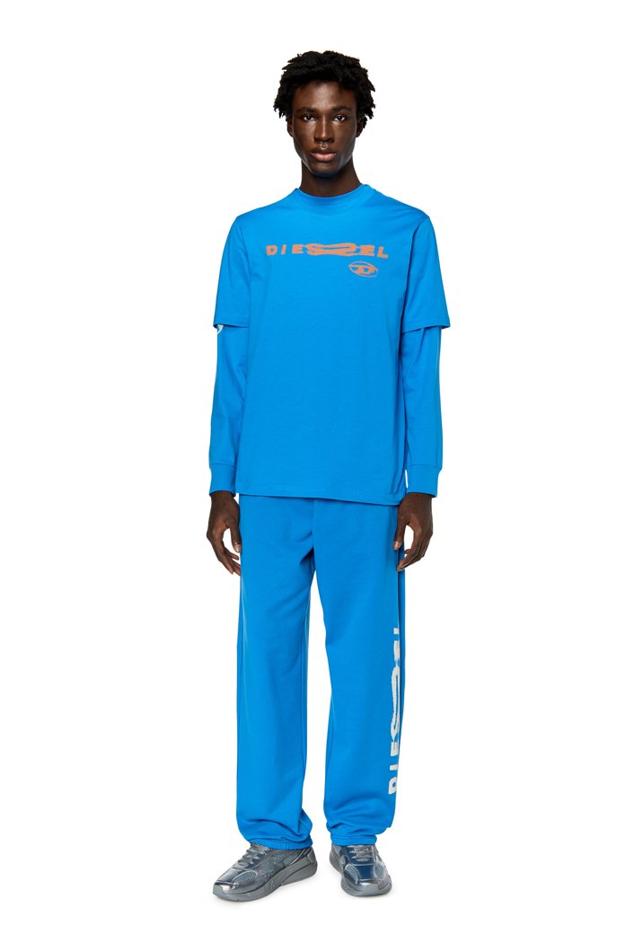 T-SHIRT LONG SLEEVE - BRILLIANT BLUE