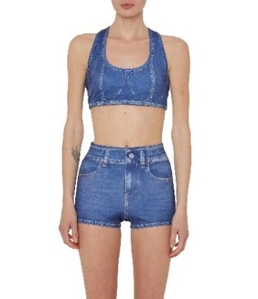 SPORT BRA - VINTAGE INDIGO