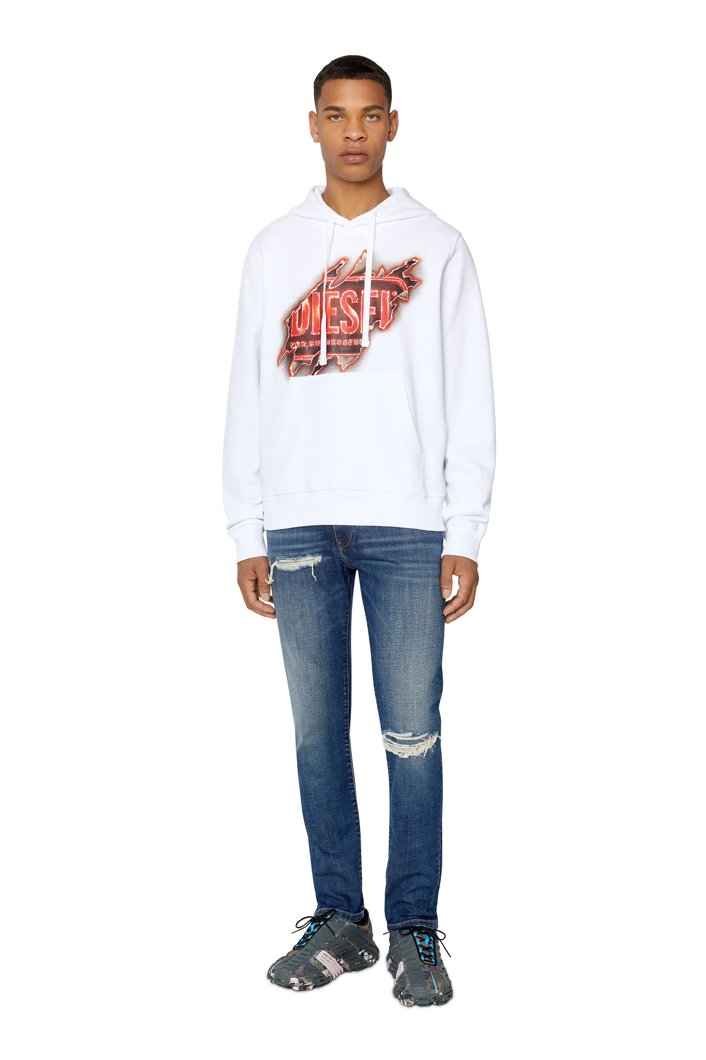 SWEATSHIRT - BRIGHT WHITE