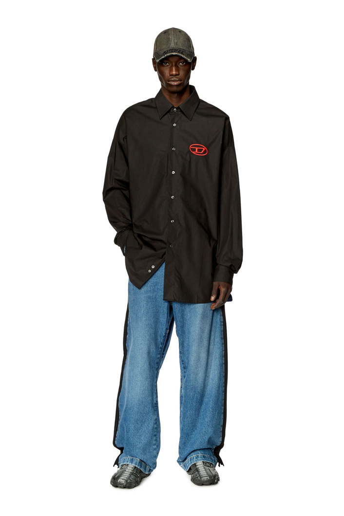SHIRT LONG SLEEVE - BLACK BLACK BLACK