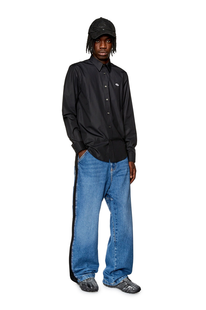 SHIRT LONG SLEEVE - BLACK BLACK BLACK